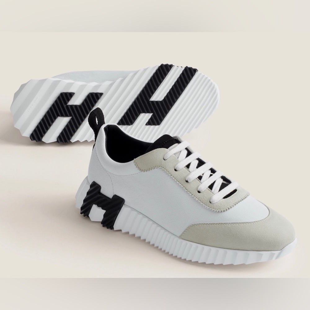 SOLD Hermes Bouncing Sneakers in Goatskin Size 37.5 (fits US size 7-7.5)